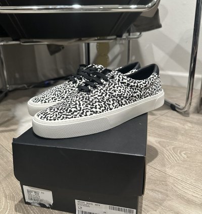 Bnib Abstract Venice Canvas Lace Up Sneakers 44