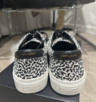 Bnib Abstract Venice Canvas Lace Up Sneakers 44
