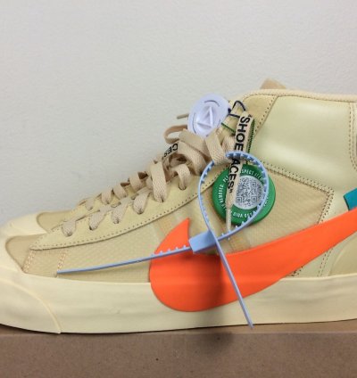 Brand New Nike Blazer Mid Off-white All Hallow Eve Shoes