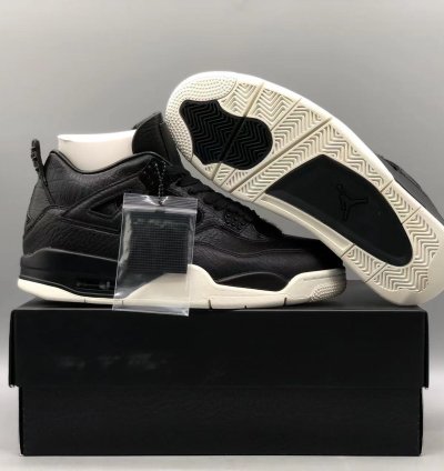 Nike Air Jordan 4 Retro Pony Hair Black