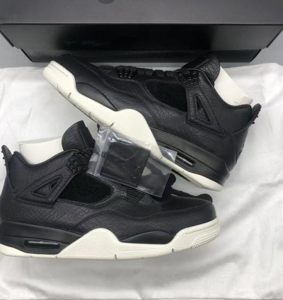 Nike Air Jordan 4 Retro Pony Hair Black
