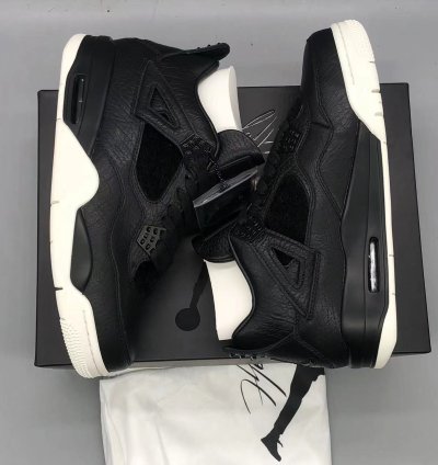 Nike Air Jordan 4 Retro Pony Hair Black