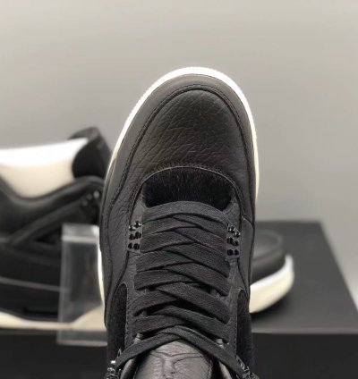 Nike Air Jordan 4 Retro Pony Hair Black