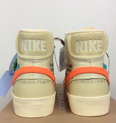 Brand New Nike Blazer Mid Off-white All Hallow Eve Shoes