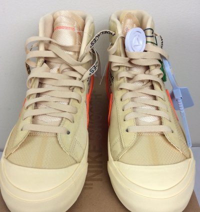 Brand New Nike Blazer Mid Off-white All Hallow Eve Shoes