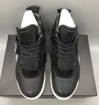 Nike Air Jordan 4 Retro Pony Hair Black