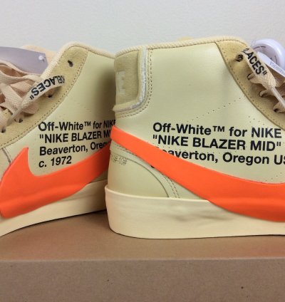 Brand New Nike Blazer Mid Off-white All Hallow Eve Shoes