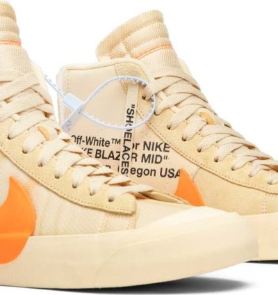 Brand New Nike Blazer Mid Off-white All Hallow Eve Shoes