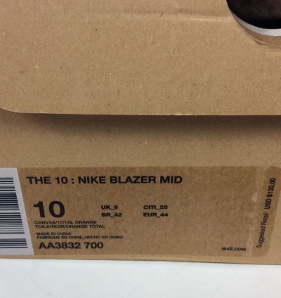 Brand New Nike Blazer Mid Off-white All Hallow Eve Shoes