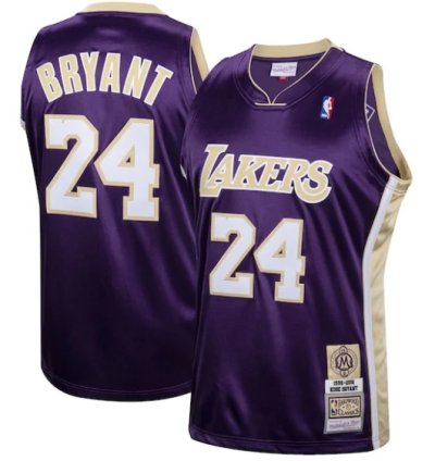 Kobe Bryant Los Angeles Lakers Hall Of Fame Class Of 2020 24 Authentic Hardwood Classics Jersey - Purple