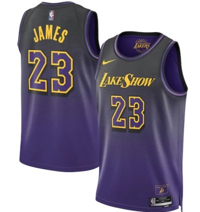 Lebron James Los Angeles Lakers Nike Unisex 202425 Swingman Player Jersey - City Edition - Purple