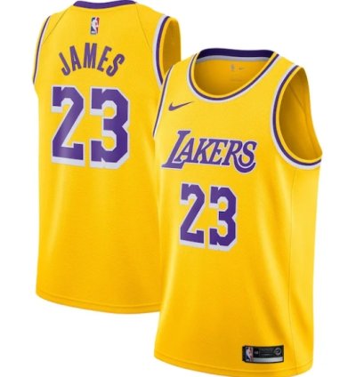 Lebron James Los Angeles Lakers Nike Swingman Player Jersey Gold - Icon Edition