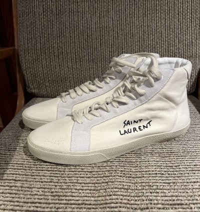Embroidered Canvas High Top