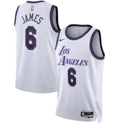 Lebron James Los Angeles Lakers Nike Unisex 202223 Swingman Jersey - City Edition - White