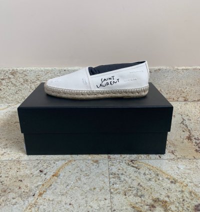 Espadrille 20 Ysl Signature Embroidered