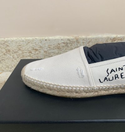 Espadrille 20 Ysl Signature Embroidered