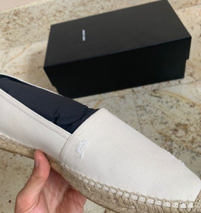 Espadrille 20 Ysl Signature Embroidered
