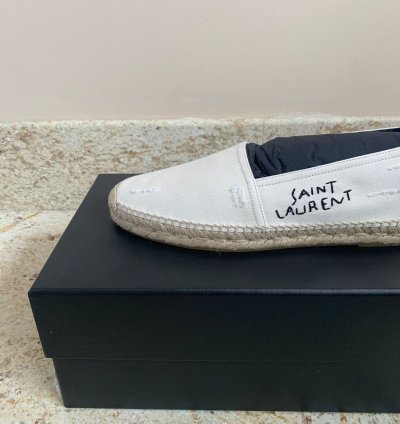 Espadrille 20 Ysl Signature Embroidered