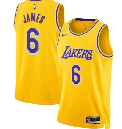 Lebron James Los Angeles Lakers Nike Unisex Swingman Jersey - Icon Edition - Gold
