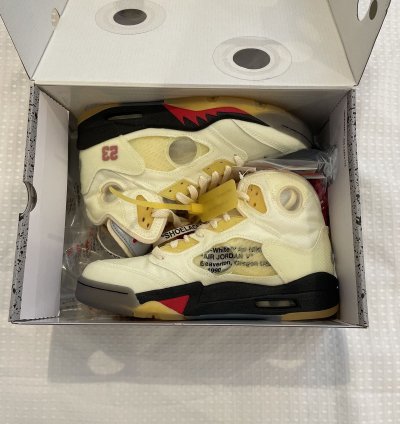 Jordan 5 Retro Off-white Sail
