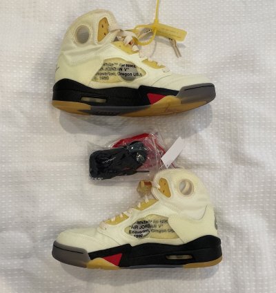 Jordan 5 Retro Off-white Sail