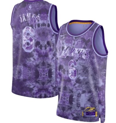 Lebron James Los Angeles Lakers Nike Unisex Select Series Swingman Jersey - Purple
