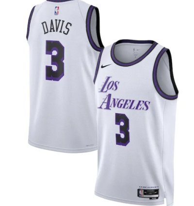 Anthony Davis Los Angeles Lakers Nike Unisex 202223 Swingman Jersey - City Edition - White