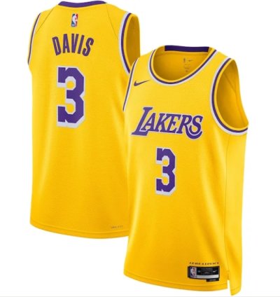 Anthony Davis Los Angeles Lakers Nike Unisex Swingman Jersey - Icon Edition - Gold