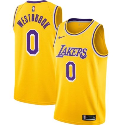 Russell Westbrook Los Angeles Lakers Nike 202021 Swingman Player Jersey Gold - Icon Edition