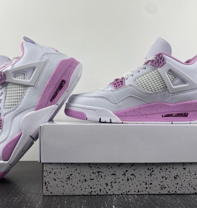 Nike Air Jordan 4 White Pink Oreo