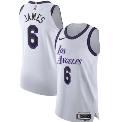 Lebron James Los Angeles Lakers Nike 202223 Authentic Jersey - City Edition - White