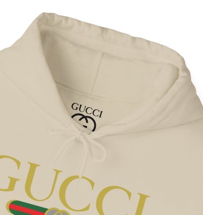 Gucci Gg Logo Sand Hoodie - Size Usa