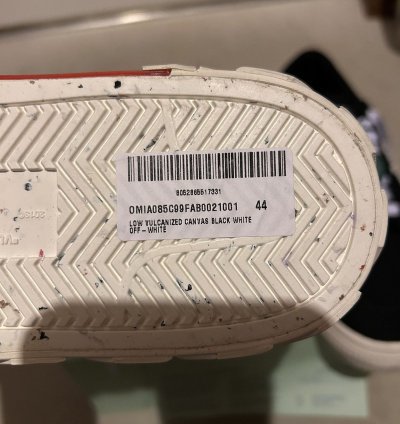 Low Vulcanized Off-white Virgil Sneakers