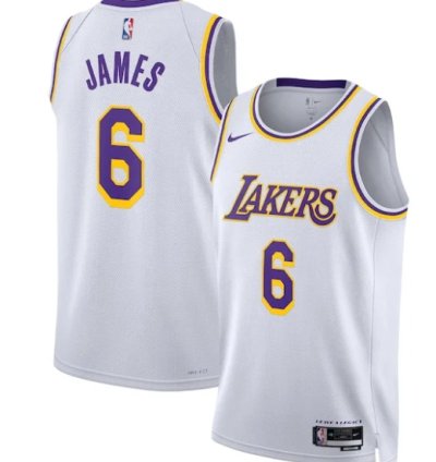Lebron James Los Angeles Lakers Nike Unisex Swingman Jersey - Association Edition - White