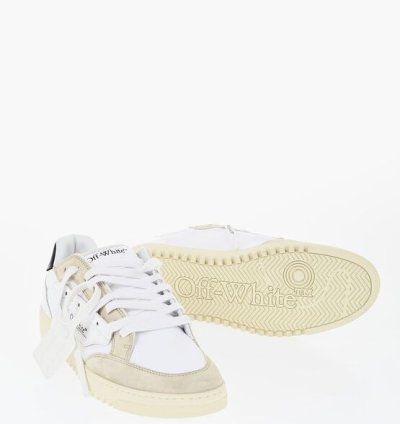 Low-top 5 0 Sneakers With Suede Details