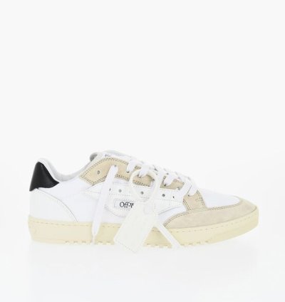 Low-top 5 0 Sneakers With Suede Details
