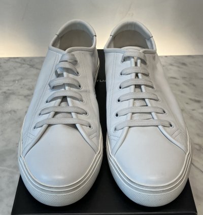 Malibu Low-top Sneakers In Smooth Leather Optical White
