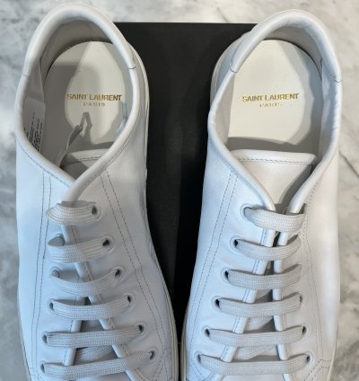 Malibu Low-top Sneakers In Smooth Leather Optical White