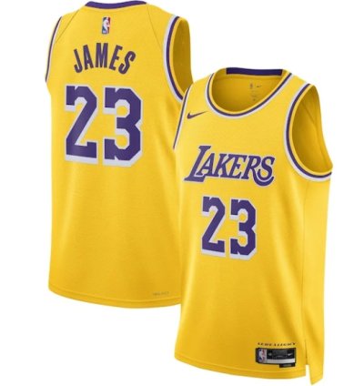Lebron James Los Angeles Lakers Nike Unisex Swingman Jersey - Icon Edition - Gold