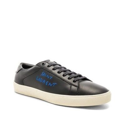 Men Court Classic Sl 06 Embroidered Sneaker In Leather