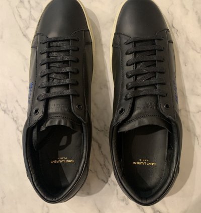 Men Court Classic Sl 06 Embroidered Sneaker In Leather