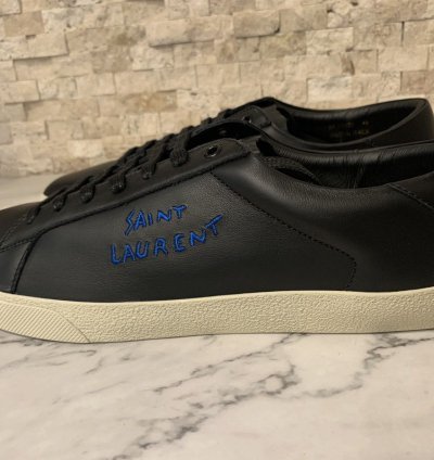Men Court Classic Sl 06 Embroidered Sneaker In Leather