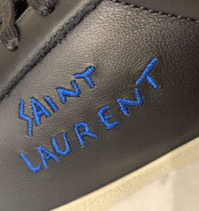 Men Court Classic Sl 06 Embroidered Sneaker In Leather