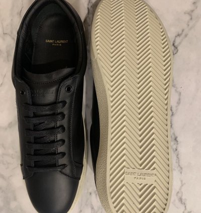 Men Court Classic Sl 06 Embroidered Sneaker In Leather