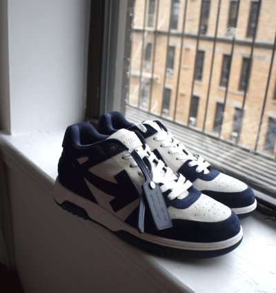 Navy White Out Of Office Vintage Sneakers