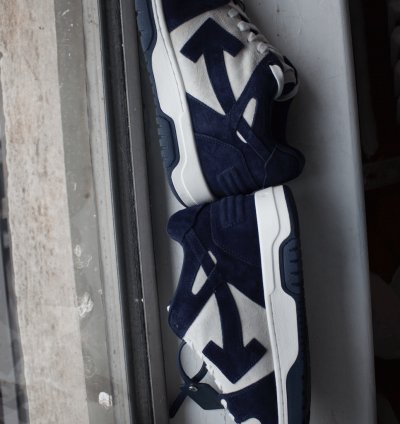 Navy White Out Of Office Vintage Sneakers
