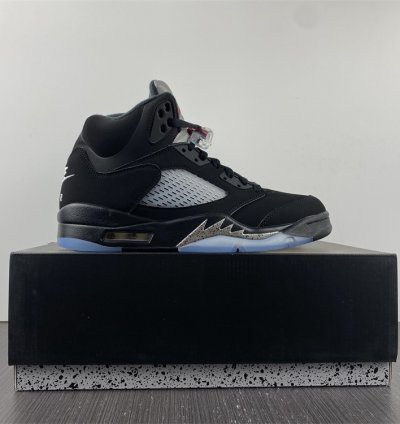 Nike Air Jordan 5 Retro Black Metallic