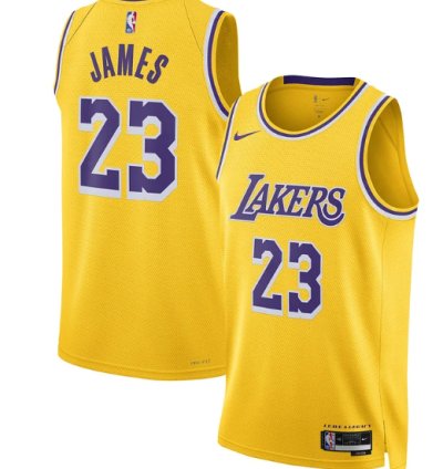 Lebron James Los Angeles Lakers Nike Unisex Swingman Jersey - Association Edition - Gold