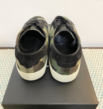 New Saint Laurent Camo Logo Court Sneaker