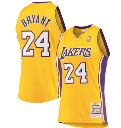 Los Angeles Lakers Kobe Bryant Gold Hardwood Classics 2008-09 Authentic Jersey